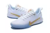 nike kobe protro tennis chaussures sport classic white gold